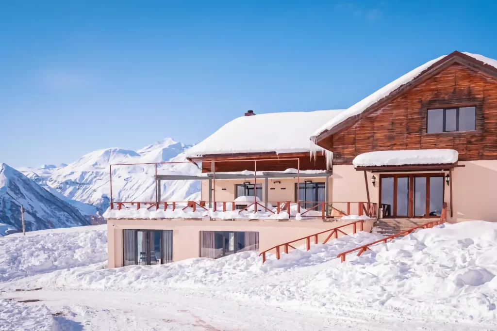 Cozy mountain lodge or guesthouse