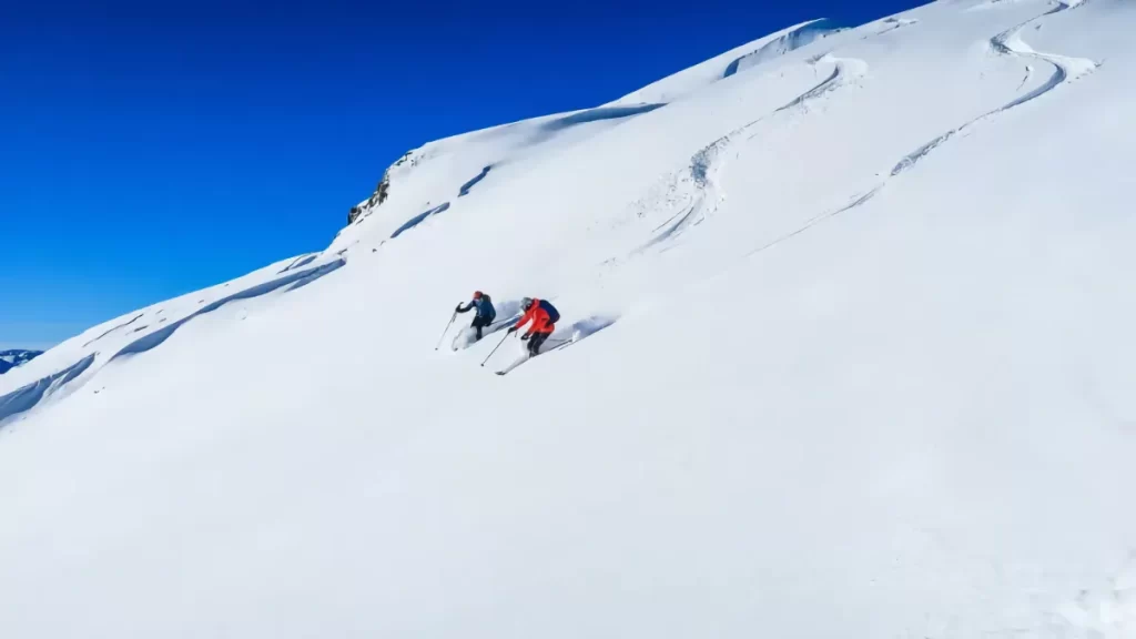 April Skiing in Gudauri Ski Resort, Georgia