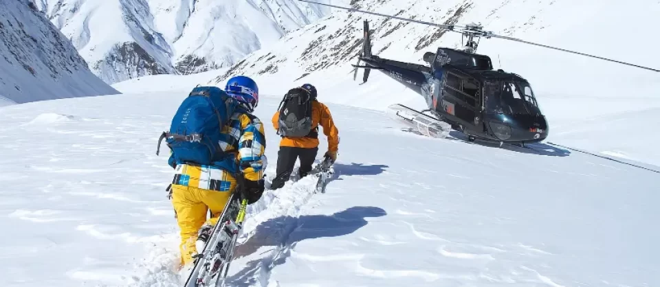 Heliskiing at Gudauri
